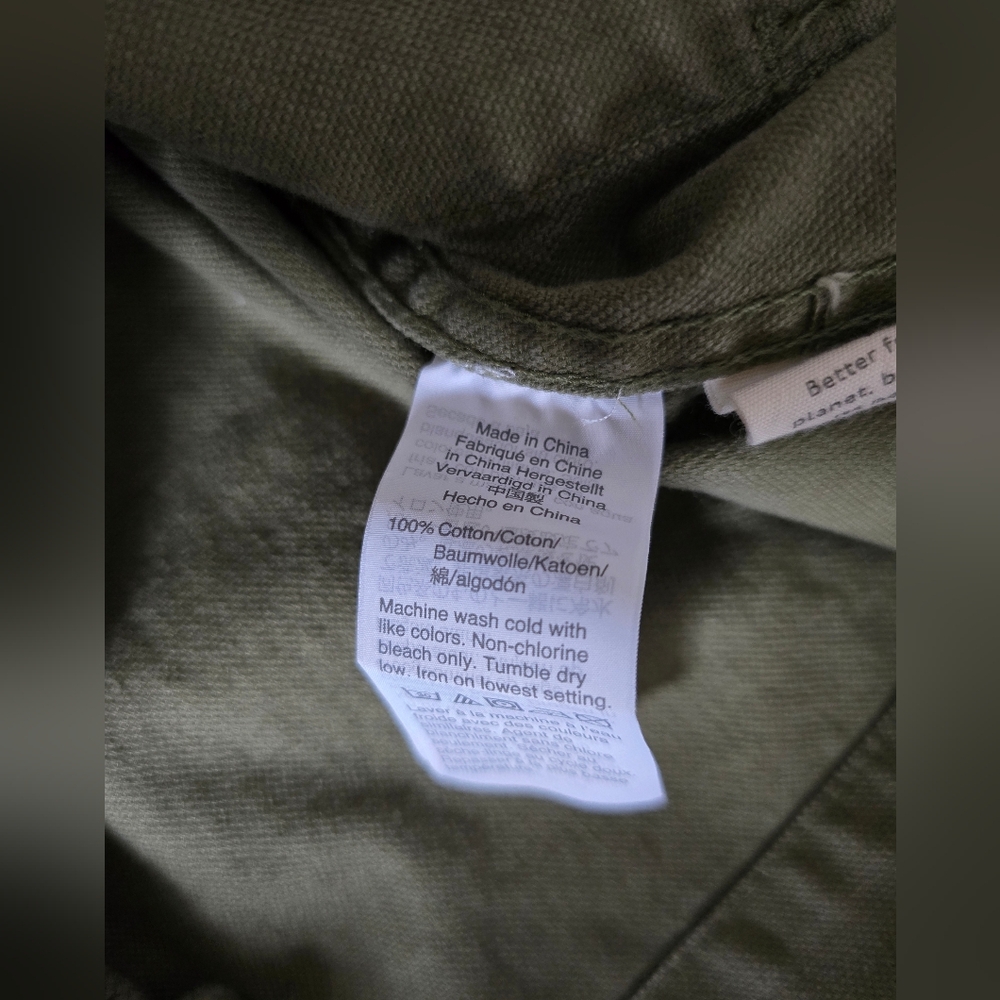 Madewell XS womens Green Cotton Military Jacket - Picture 4 of 6